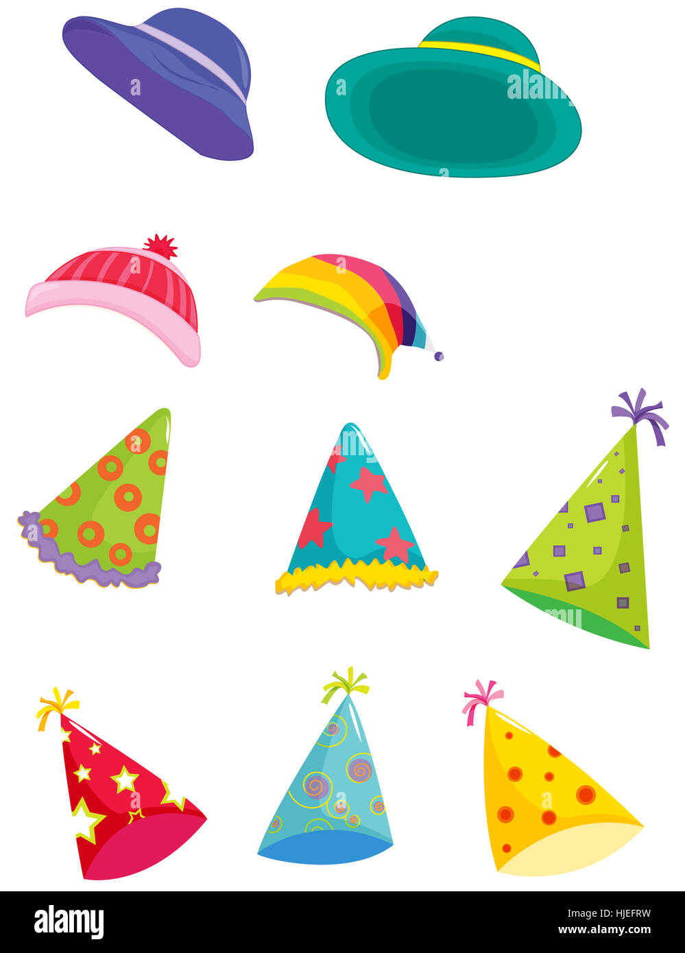 Blu, isolato, inverno, verde, cappello, celebrare, reveling, si compiace, celebra, Foto Stock