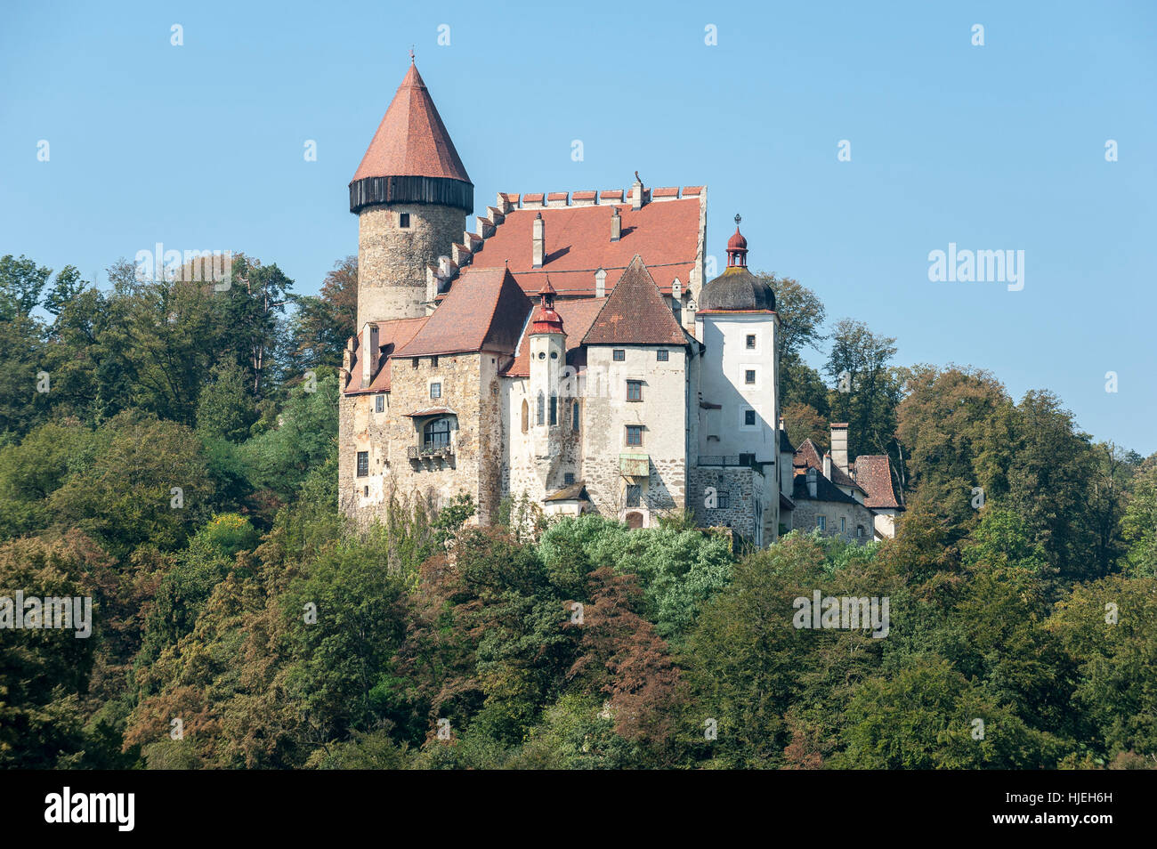 Burg Clam, Austria superiore, Austria, Europa Foto Stock