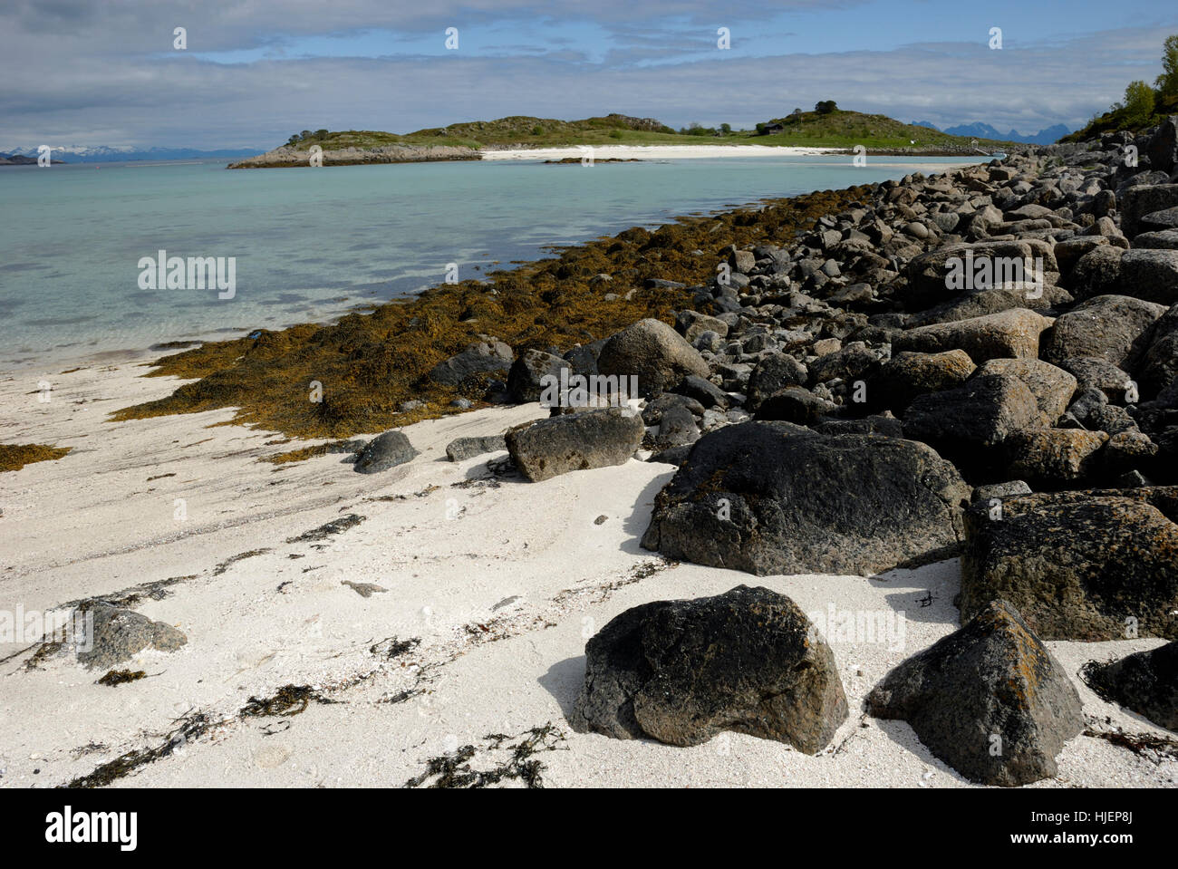 Brilla, brilla, luminoso, Lucent, luce, sereno, luminosa e soleggiata, spiaggia, mare Foto Stock