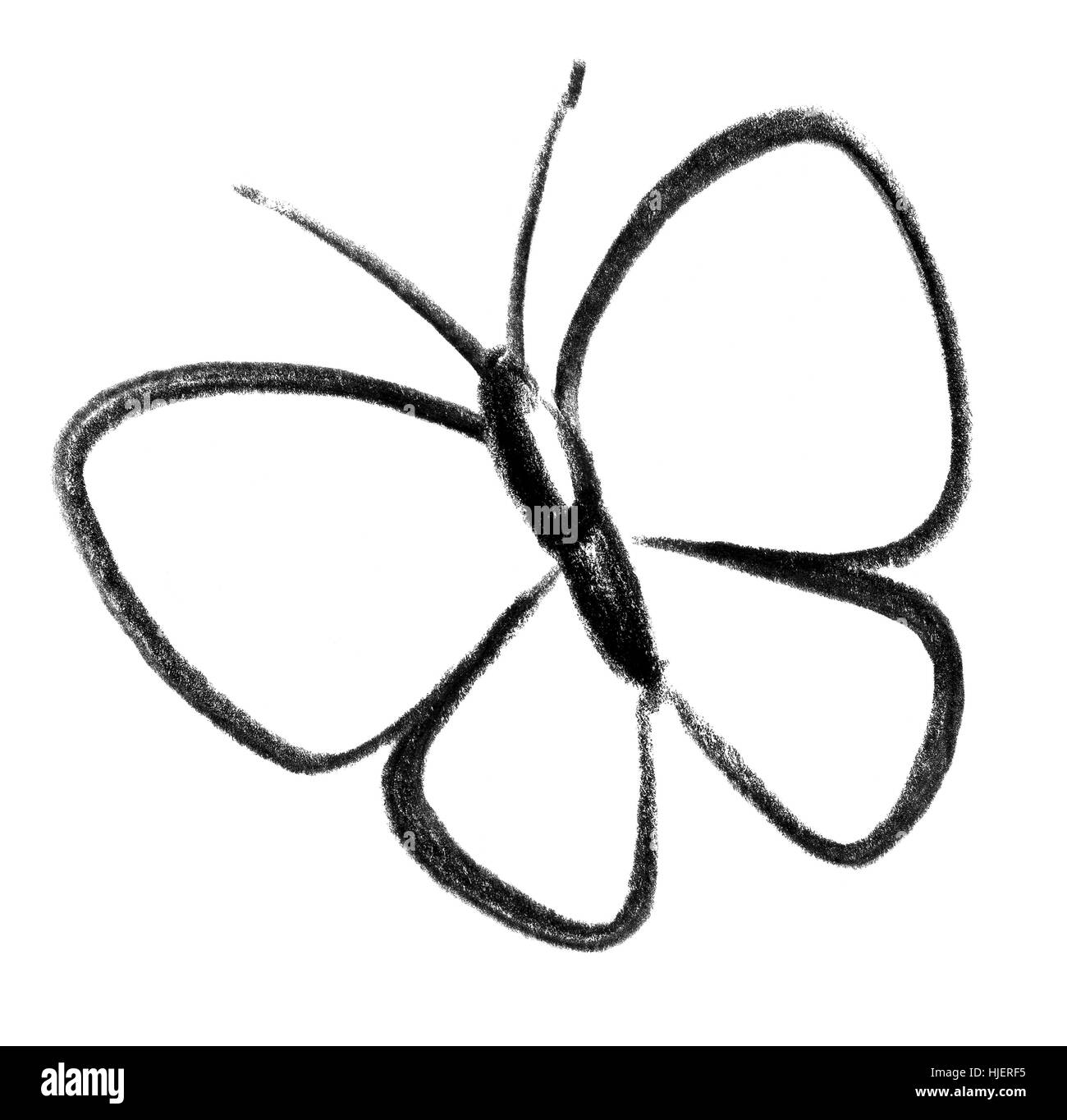 Segno, segnale, arte, animali, insetti, butterfly, pittura, ala, comunicazione, Foto Stock