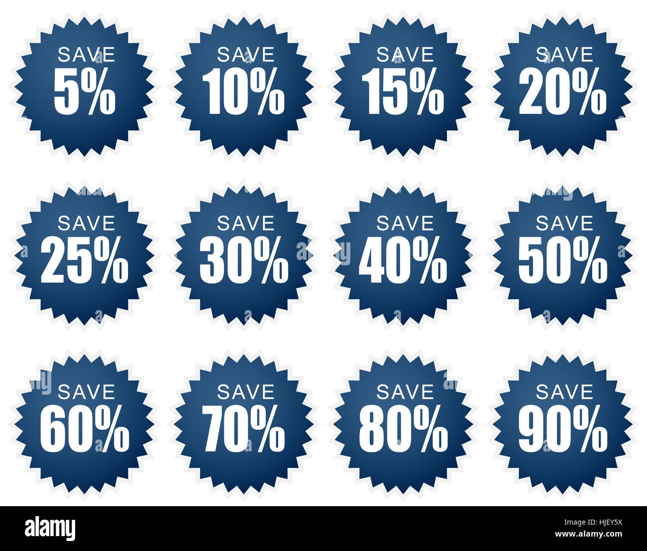 Blu, timbro, fine, la vendita, il pulsante Azione, stick, grippaggio, etichetta, offerta, prezzo, Foto Stock