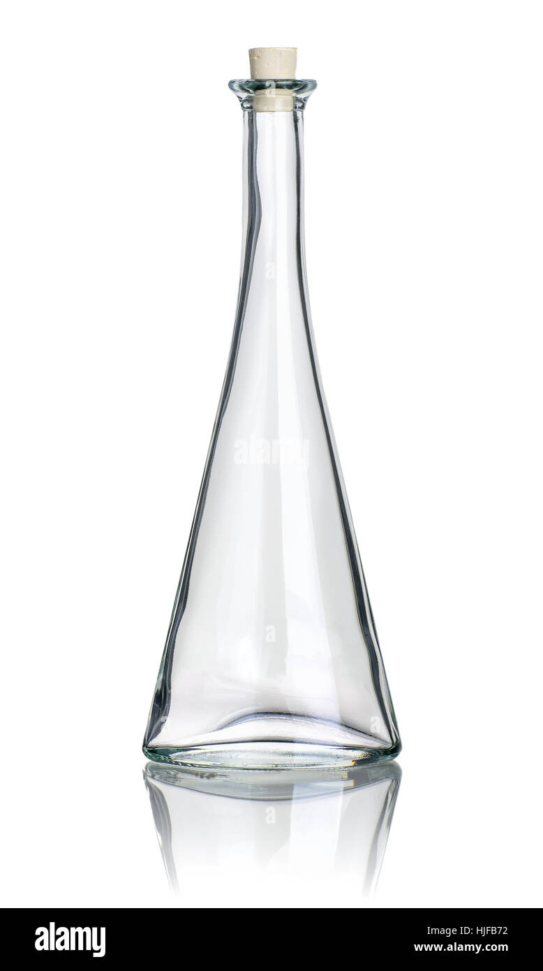 Bottiglia, brandy, liquore, bottiglia di brandy, vuoto, olio, oli, dettaglio, bere, Foto Stock