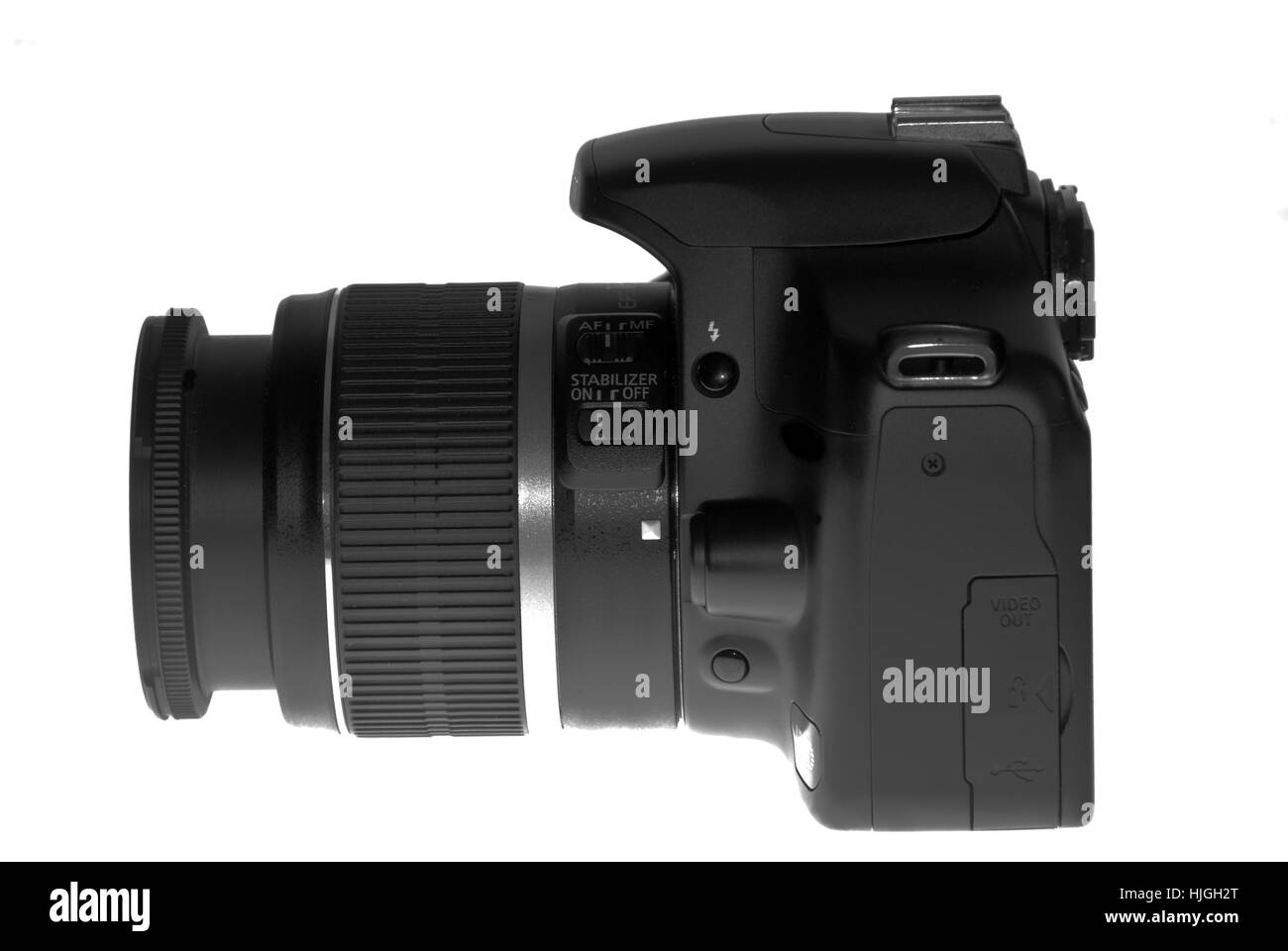 Oggetto, isolato, moderno e modernità, nero, swarthy, jetblack, nero profondo, Foto Stock