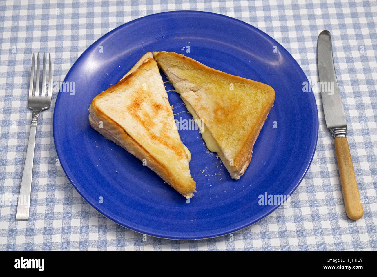 Formaggio fritto sandwich Foto Stock