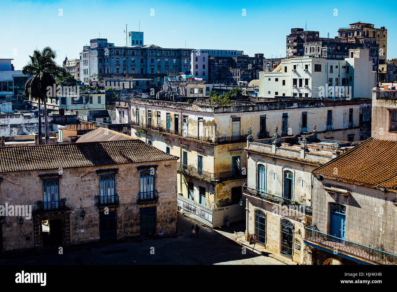 L'Avana vecchia piazza di cuba Foto Stock