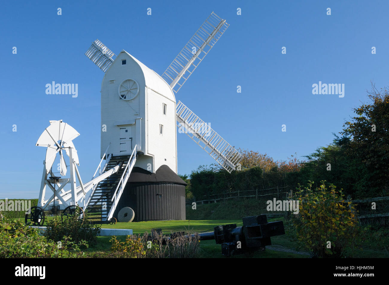 Uno dei mulini a vento di Clayton (Jill), Sussex, England, Regno Unito Foto Stock