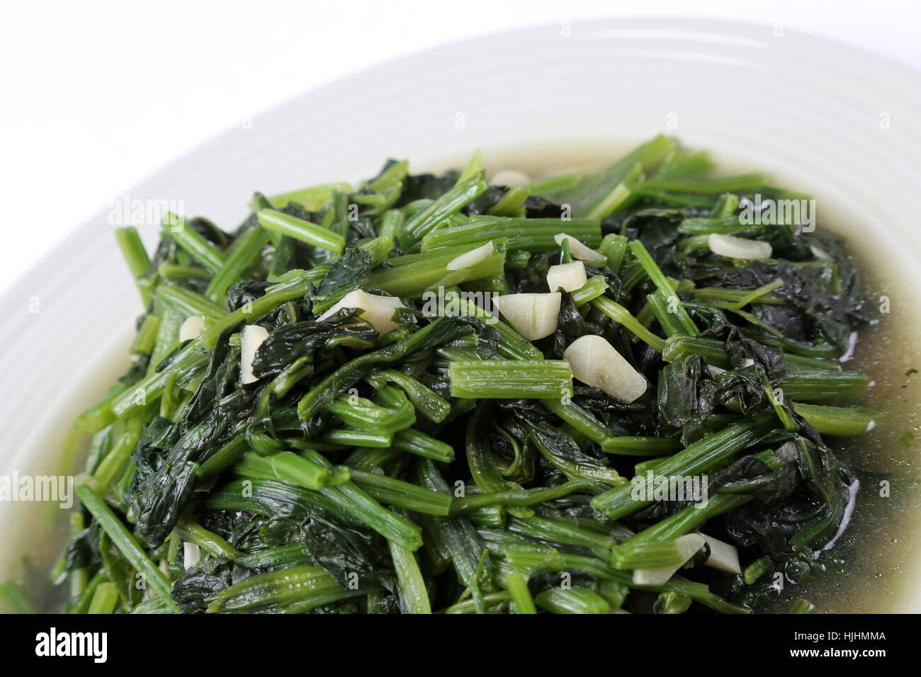 Cibo, aliment, unico, isolato, lifestyle, verde, Asia, vapore, cucina, Foto Stock