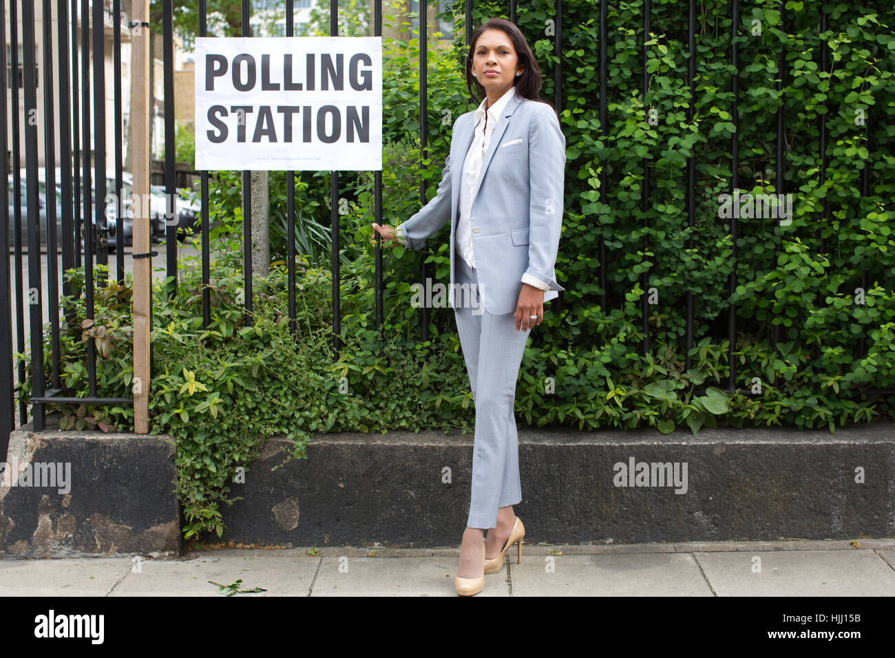 Gina Miller, la donna dietro il punto di riferimento Articolo 50 causa legale per ottenere che il Parlamento voti sul processo Brexit, London, Regno Unito Foto Stock