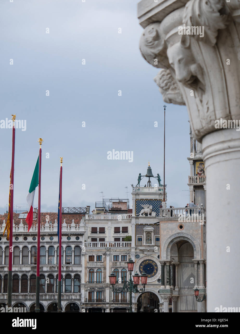 Venezia, lo stile di costruzione, Architettura in stile architettonico, dettagli Foto Stock