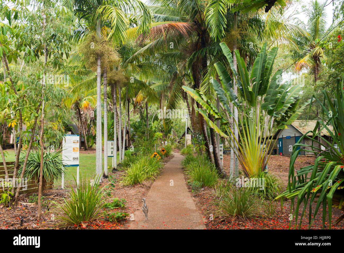 La baia di Bungalow Villaggio Koala, baia a ferro di cavallo Magnetic Island Queensland Australia Foto Stock