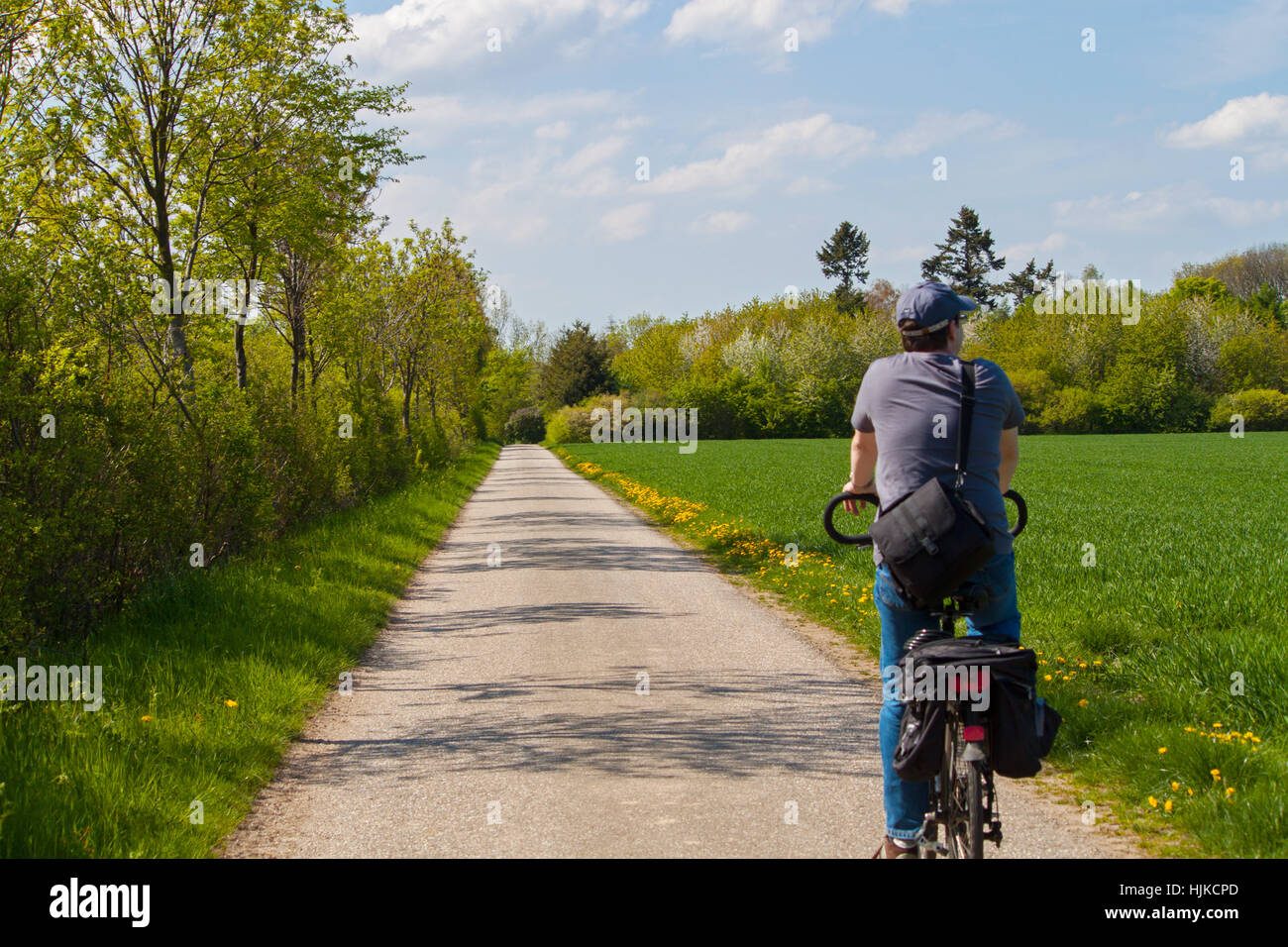 Scampagnate, pista ciclabile, Repubblica federale di Germania Repubblica federale tedesca, tour in bicicletta, noleggio Foto Stock