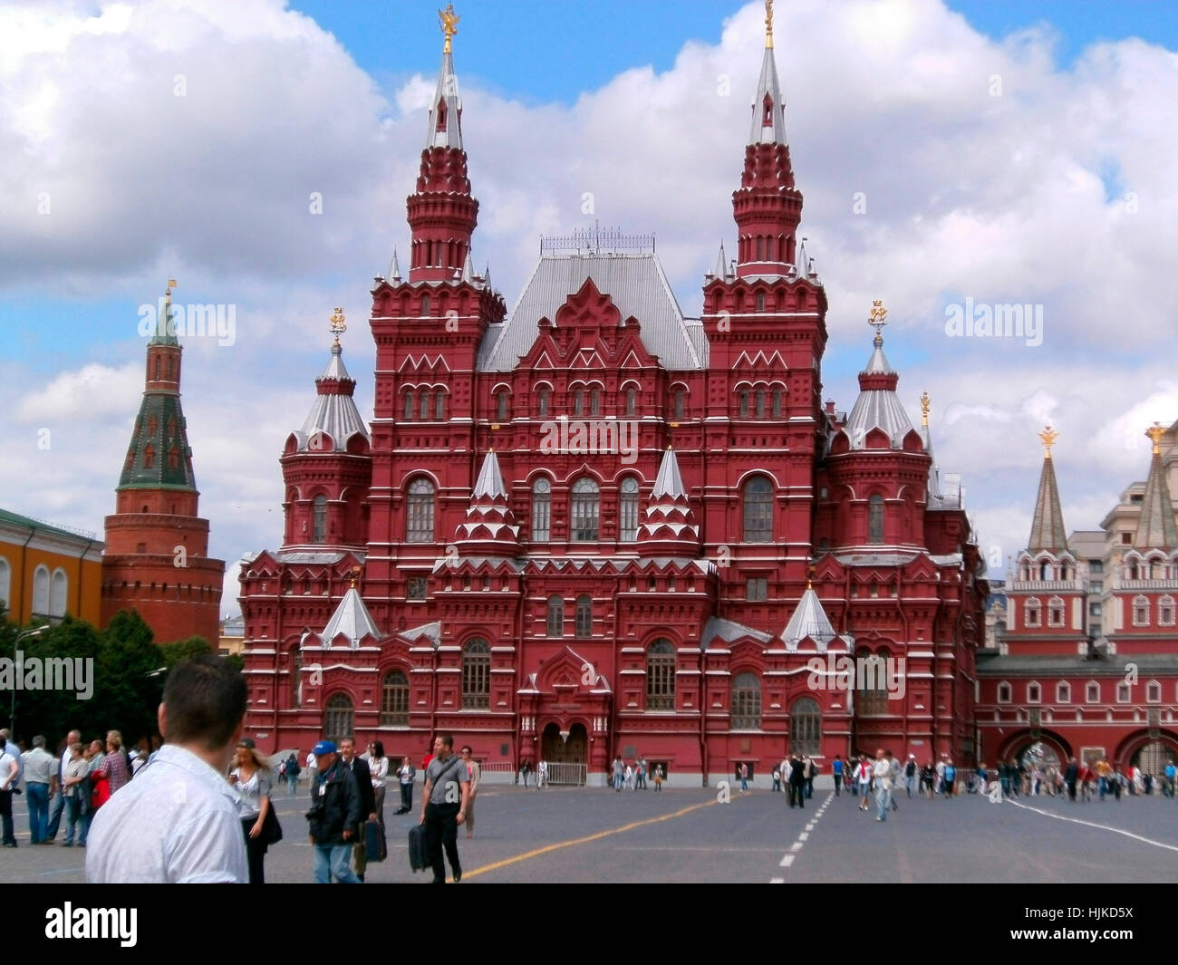 Impressionen: Staatliches Historisches Museum , Kreml, Roter Platz, Moskau, Russland. Foto Stock