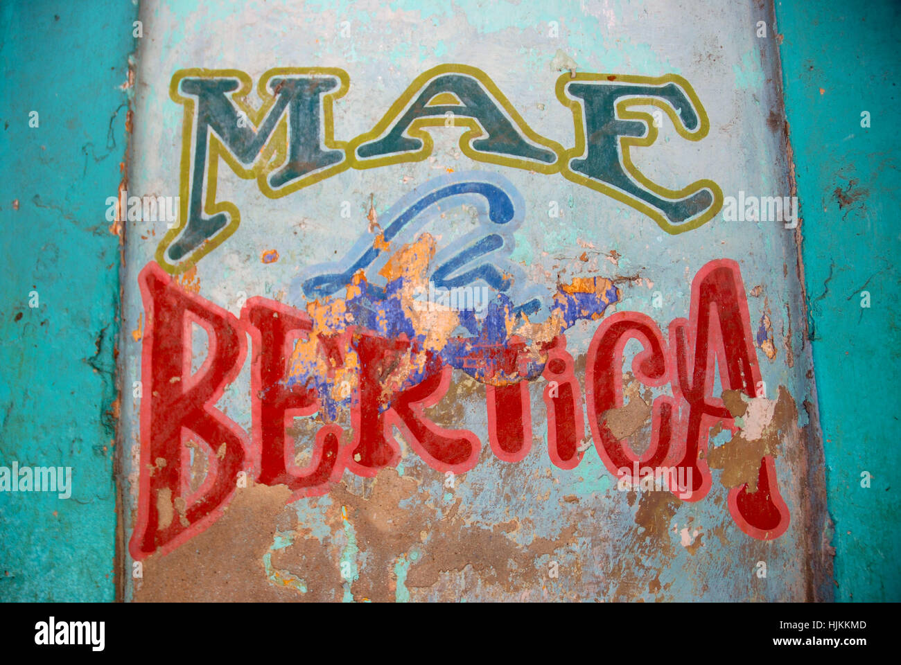 Mae la Bertica Fruit Shop, l'Avana, Cuba. Foto Stock