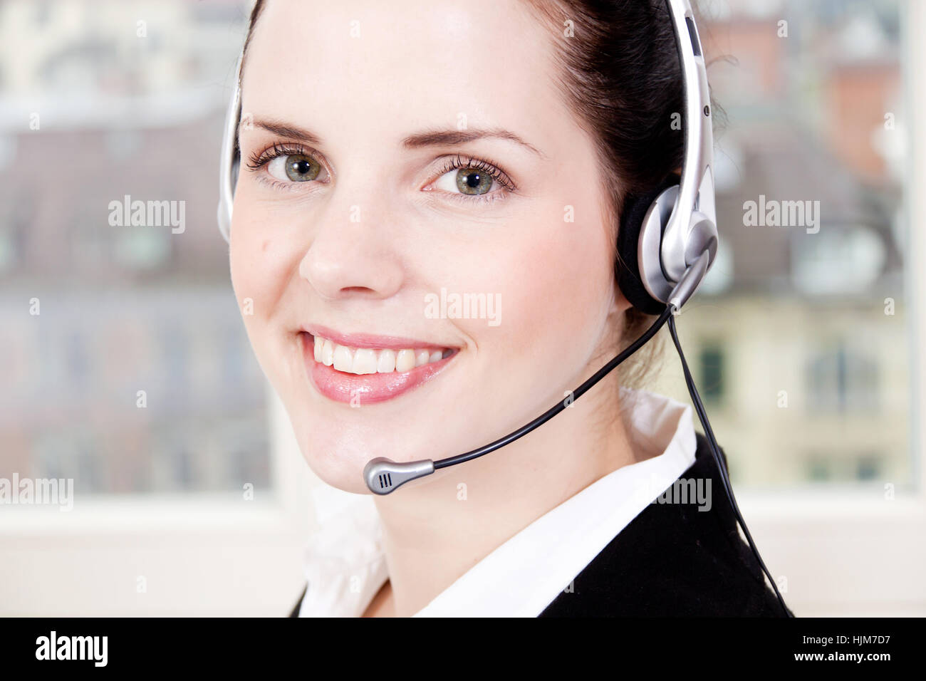 Donna, ufficio, imprenditrice, donna di carriera, rappresentante, consulente Foto Stock