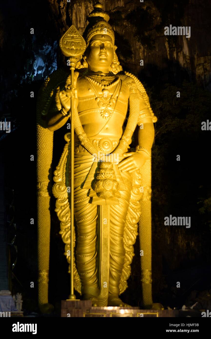 Grotte Batu tempio indù in Malysia Foto Stock