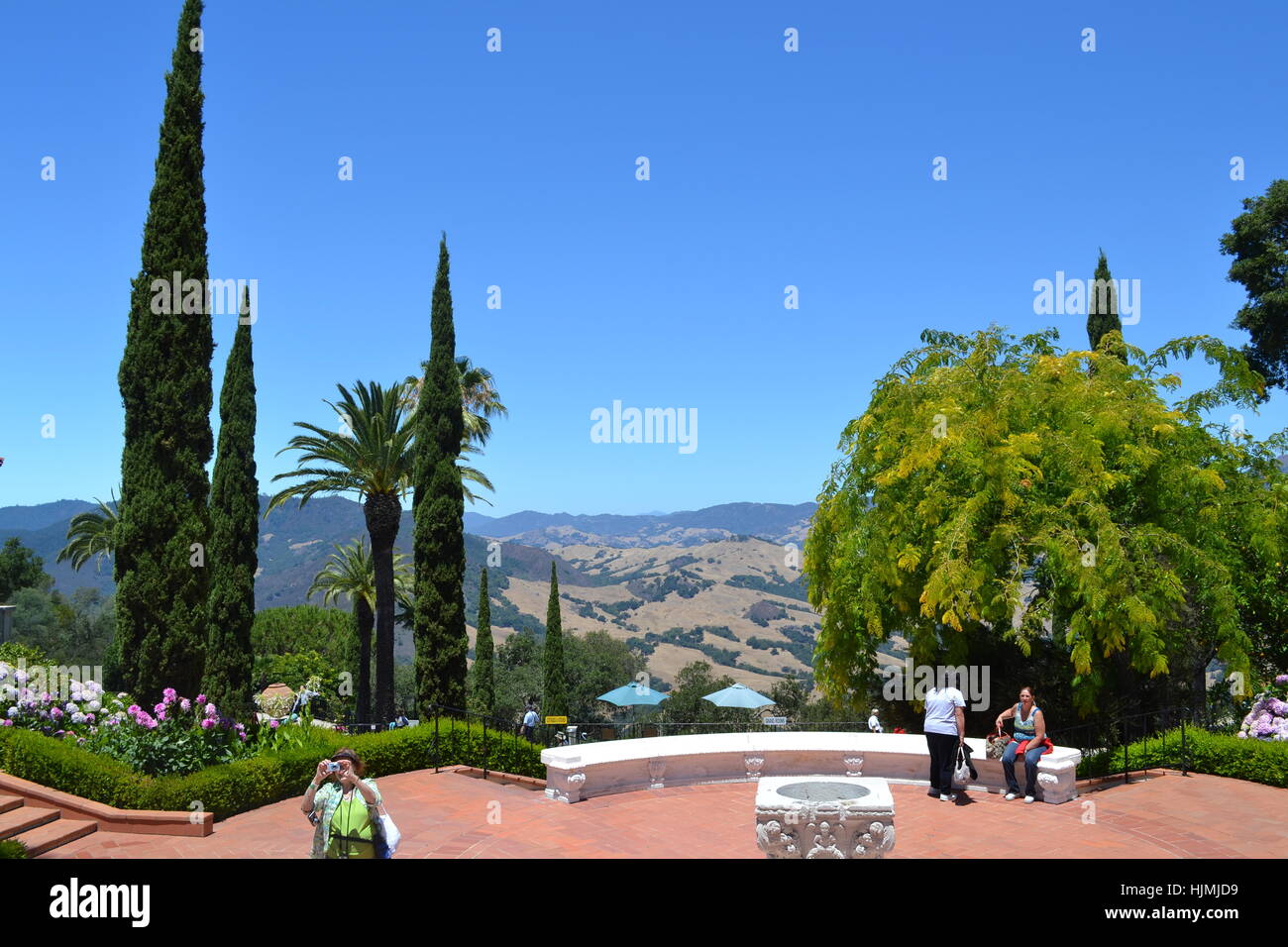 Il Castello di Hearst in California Foto Stock