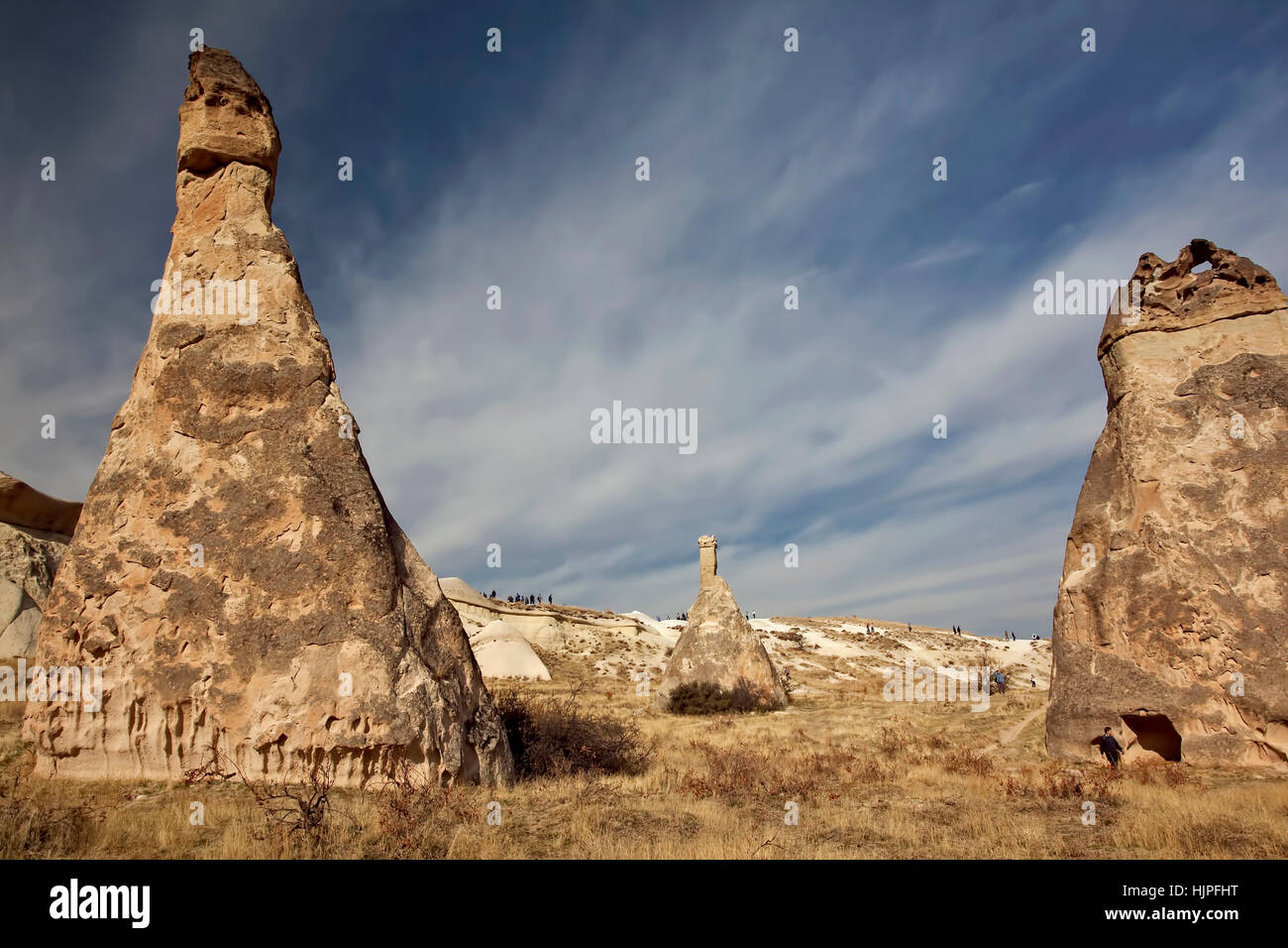 Formazione di roccia in Capadocia Turchia Foto Stock