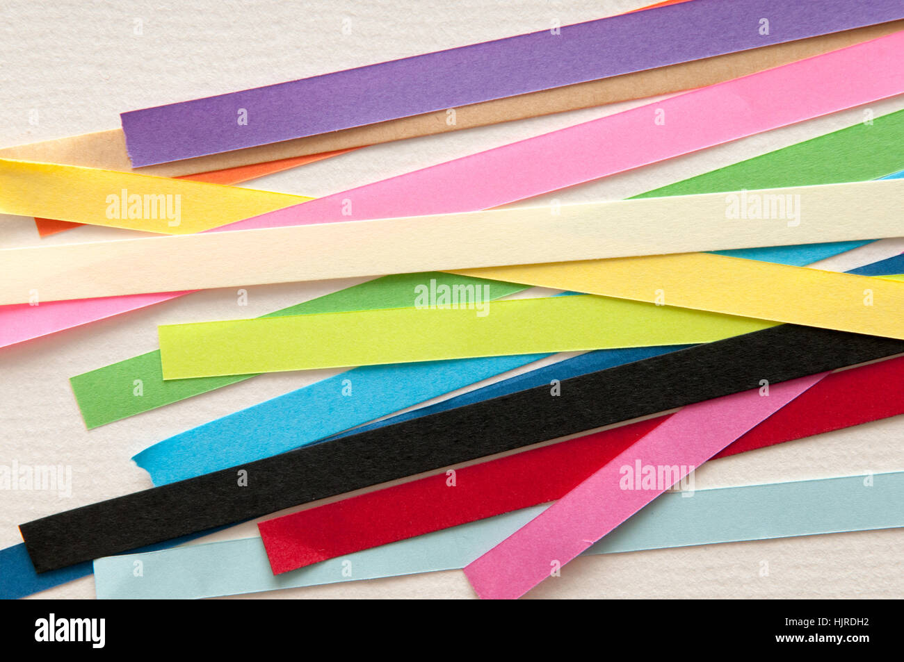 Art Paper sfondo con strisce colorate Foto Stock