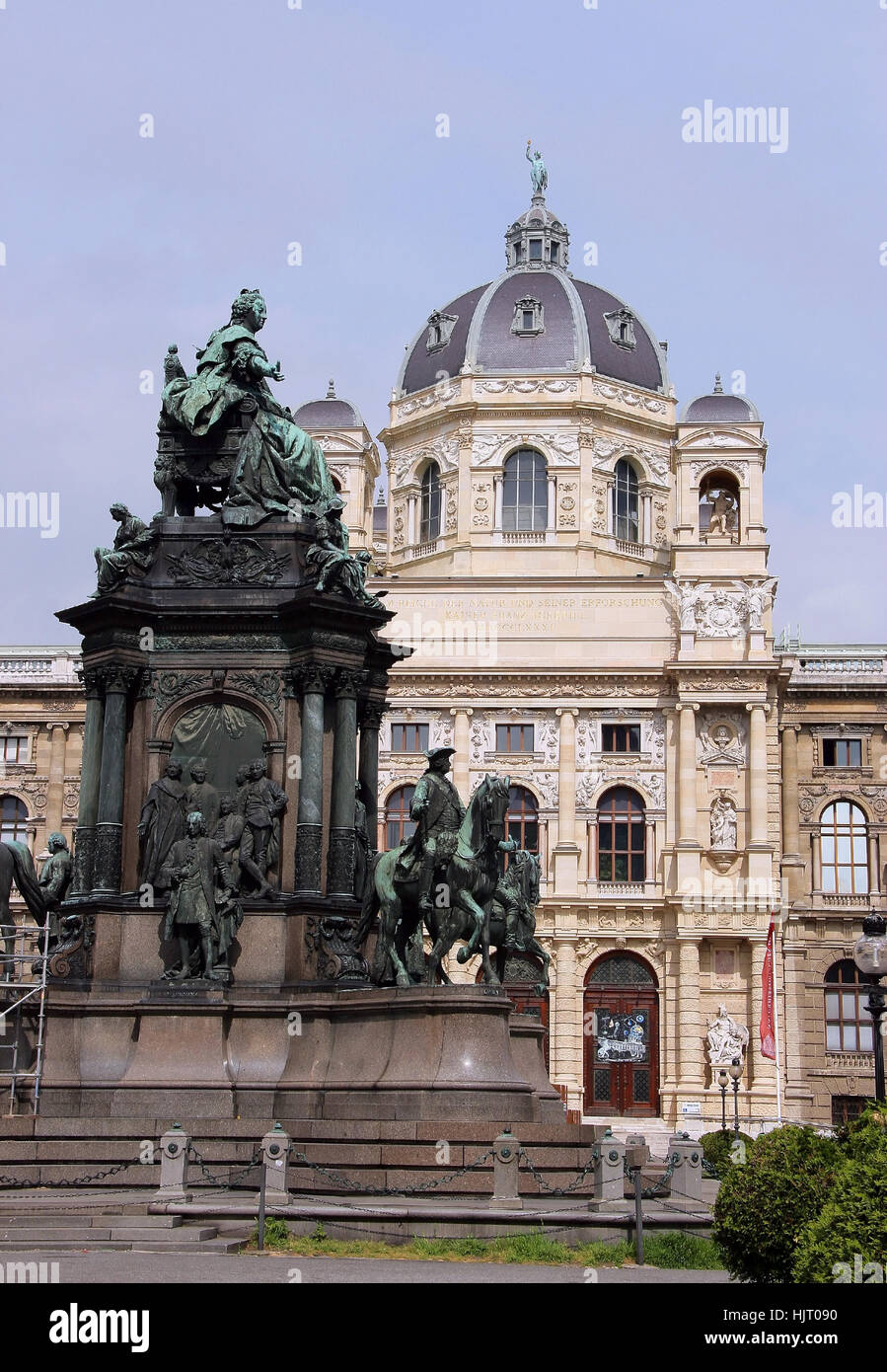 L'arte,statua,Vienna,l'Europa,regina,austrian,l'imperatrice,Monarch, Maria Theresia Foto Stock