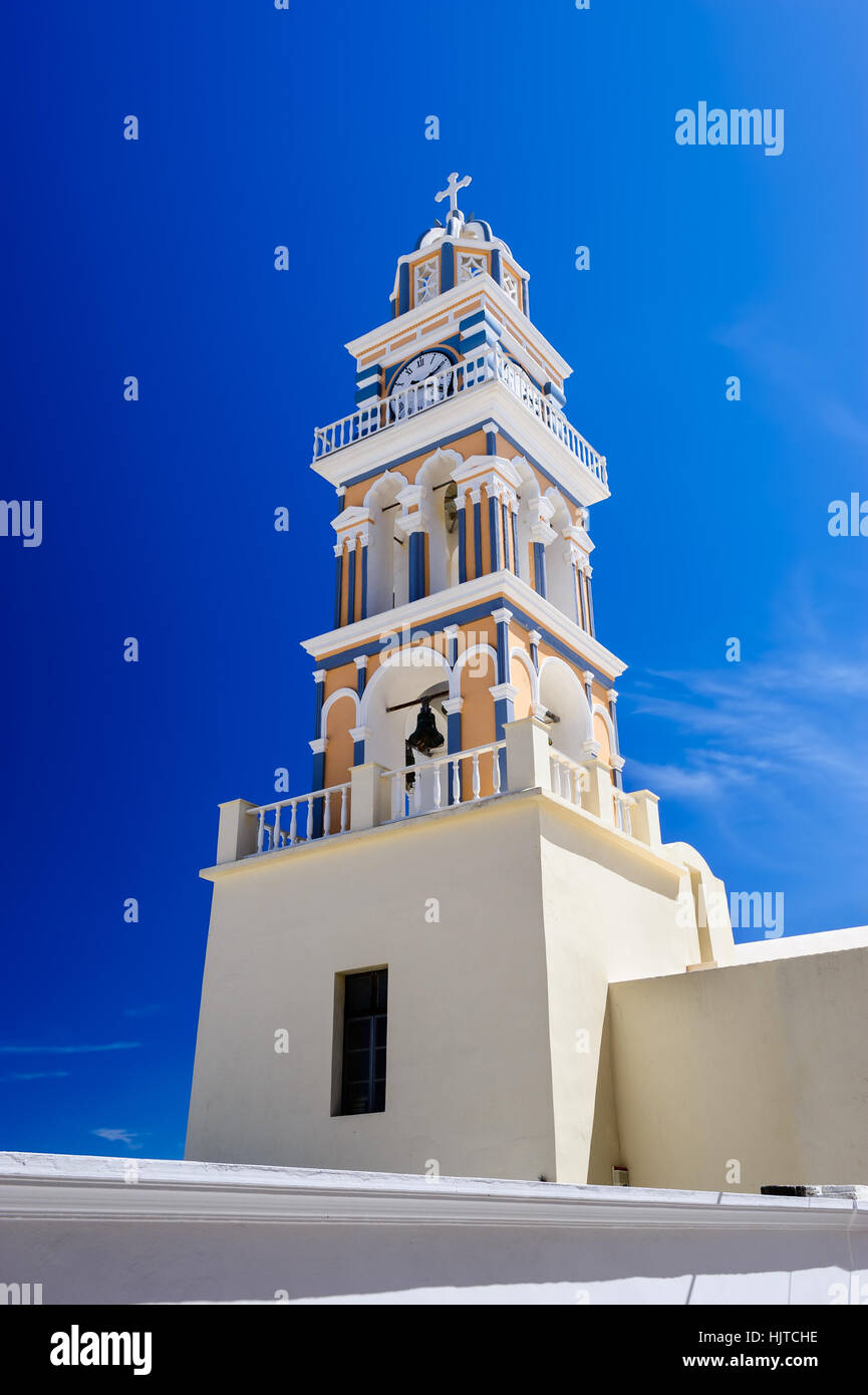 Chiesa di Fira, Santorini Foto Stock