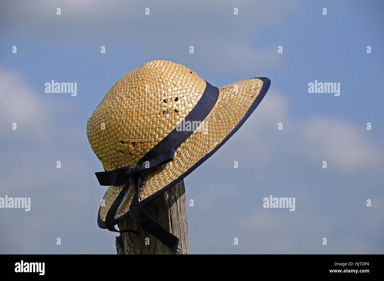 cappello di paglia Foto Stock