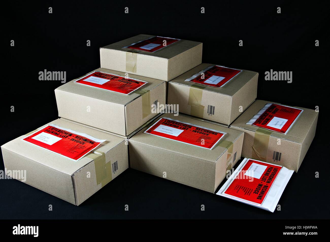 Parcel, mail parcel service, pacchetti, confezioni, post, pacchetto, pacchetti Foto Stock