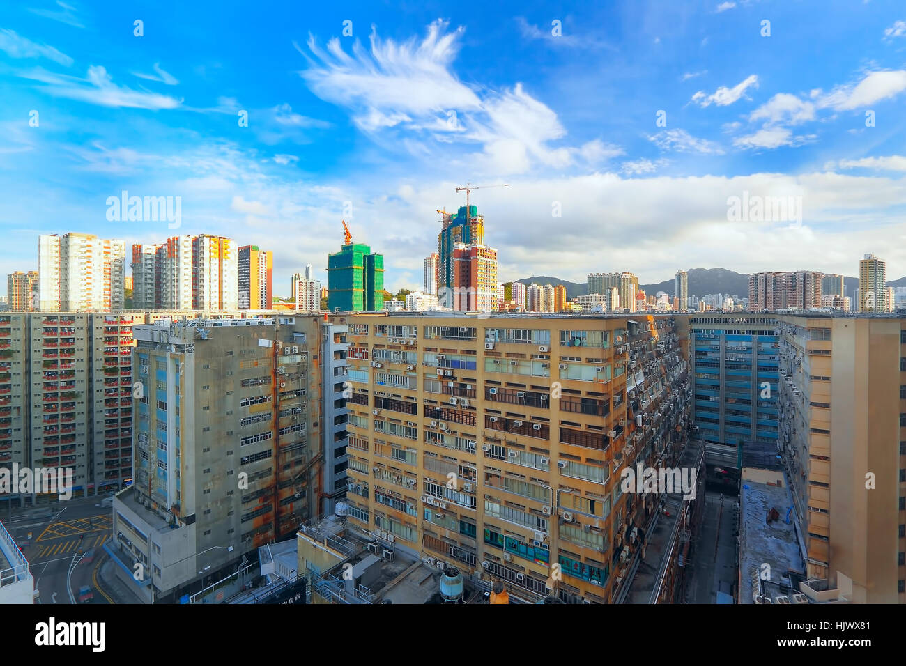 Ufficio, città, paese moderno e modernità, giorno, durante il giorno, nave, edificio, Foto Stock