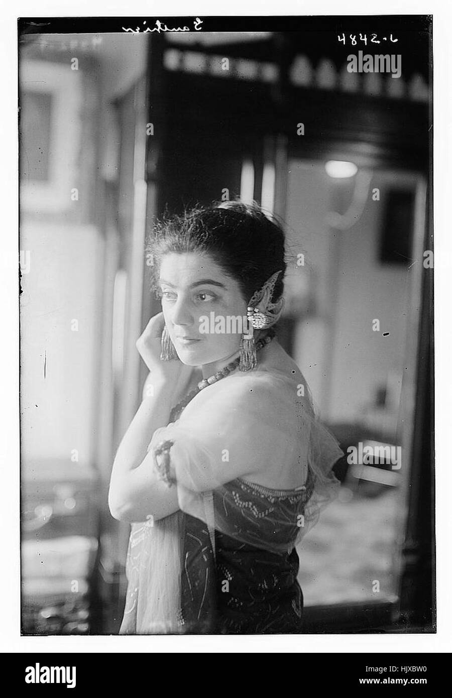 Deposito di scorte, Un trafficato deposito di scorte all'inizio del XX secolo, che mostra la vita agricola, il commercio di bestiame e l'attività economica rurale nelle pendici sud-occidentali del nuovo Galles del Sud. Foto Stock