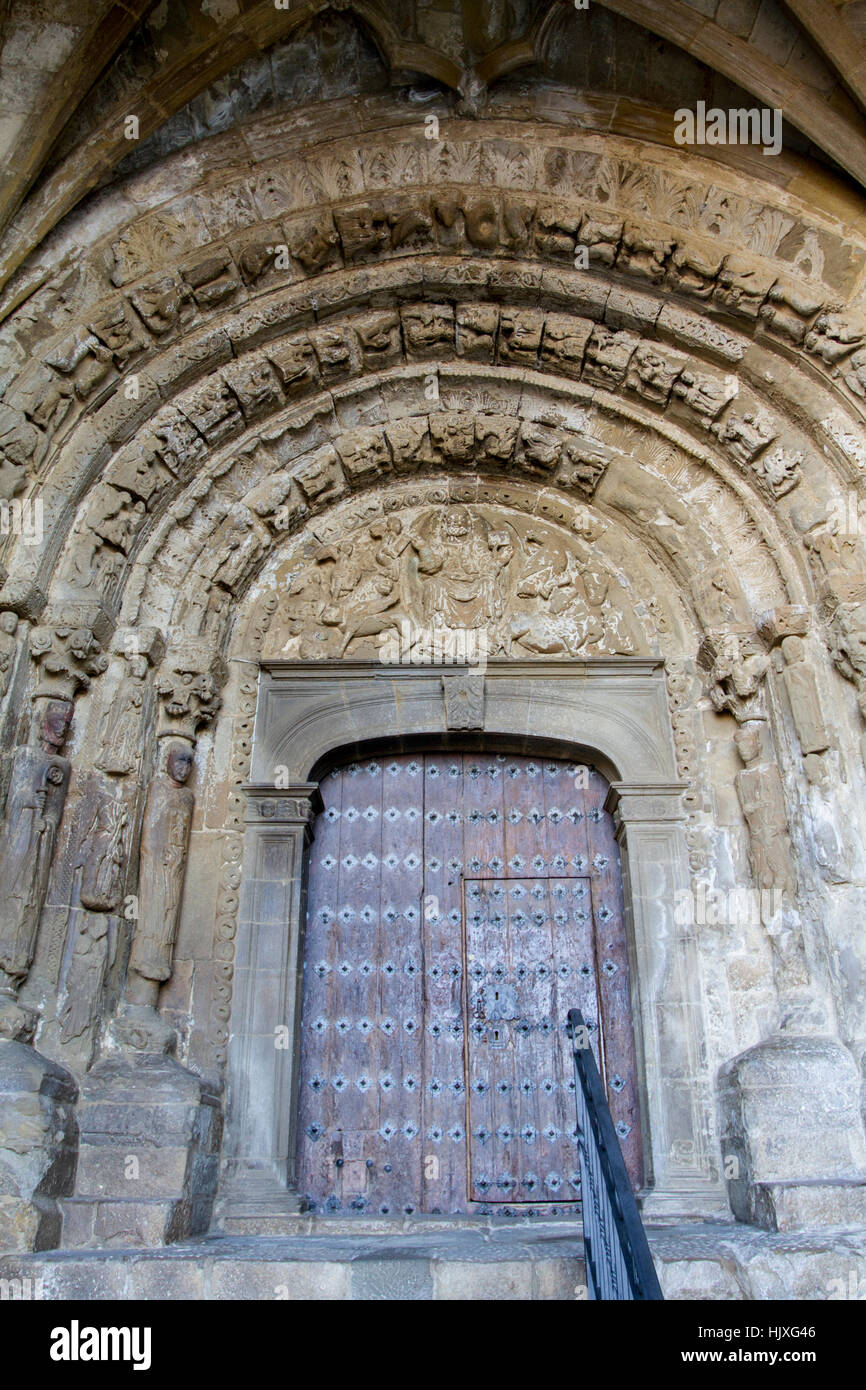Sos del rey catolico, Aragona, Spagna. Foto Stock