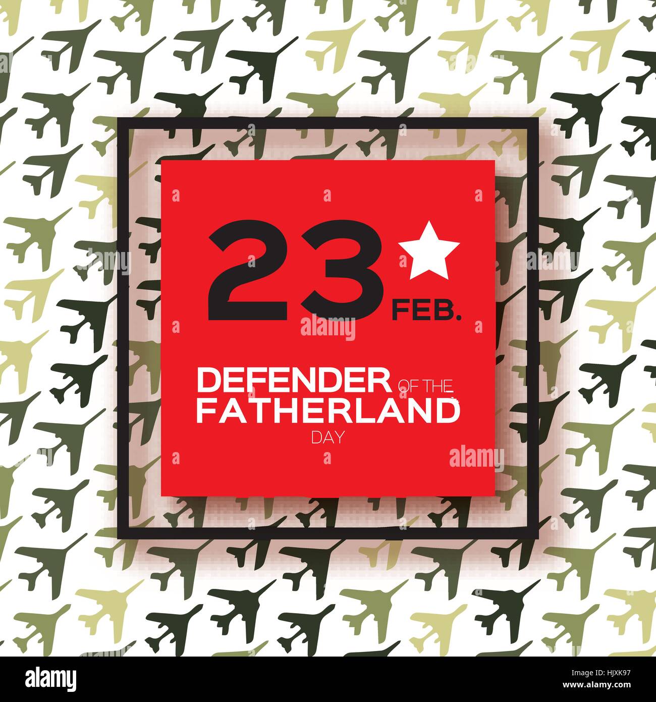 Felice Difensore Della Patria Giorno 23 Febbraio Biglietto Di Auguri Per Gli Uomini Su Fighter Sfondo Militare Il Giorno Dell Esercito Russo Nazionale Russa Hol Immagine E Vettoriale Alamy