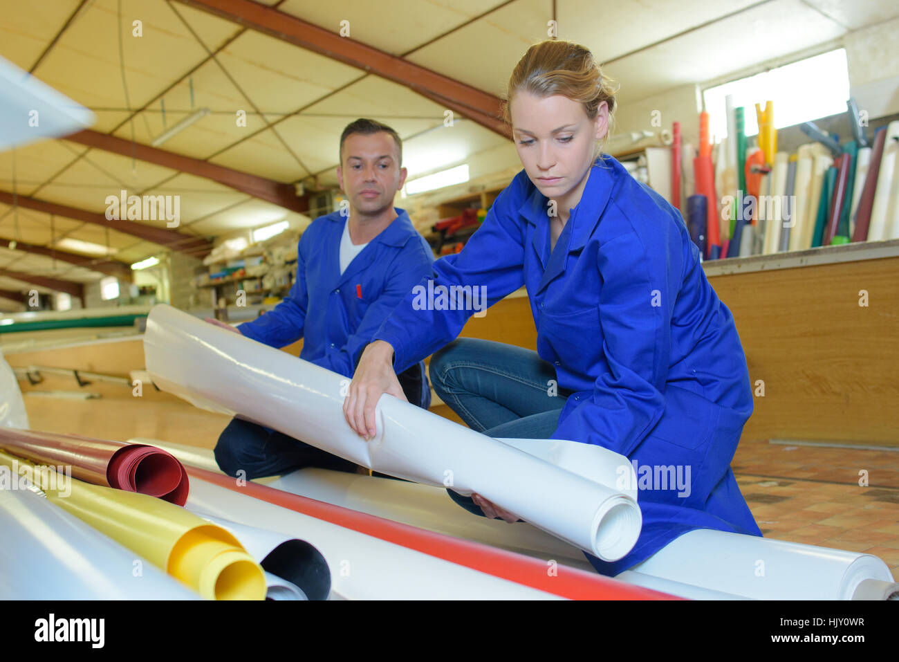 Diversi tipi o materiale cartaceo Foto Stock