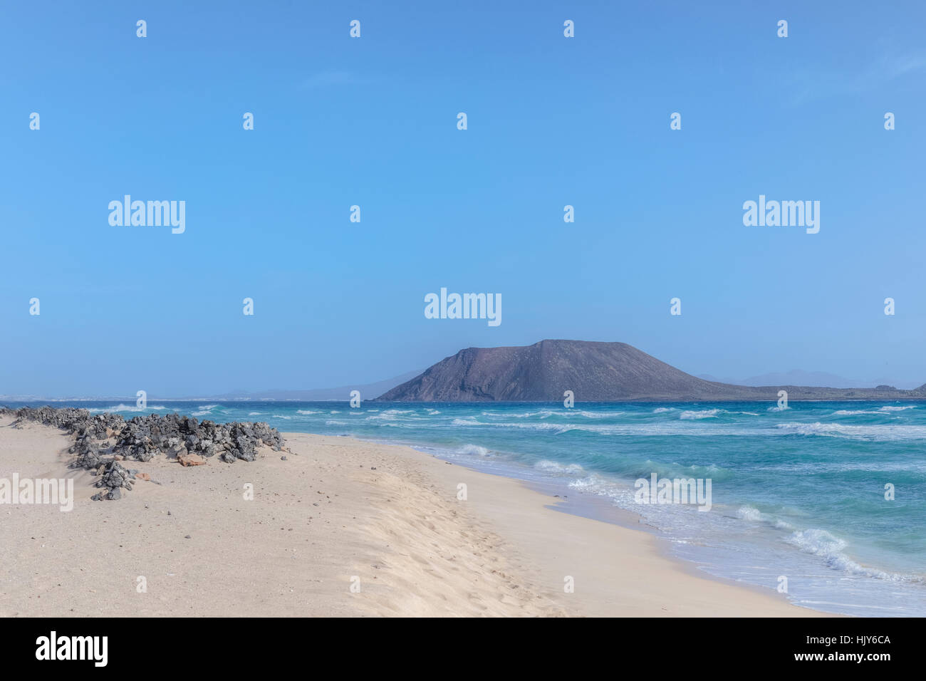 Corralejo parco naturale, Corralejo, Fuerteventura, Isole Canarie, Spagna Foto Stock