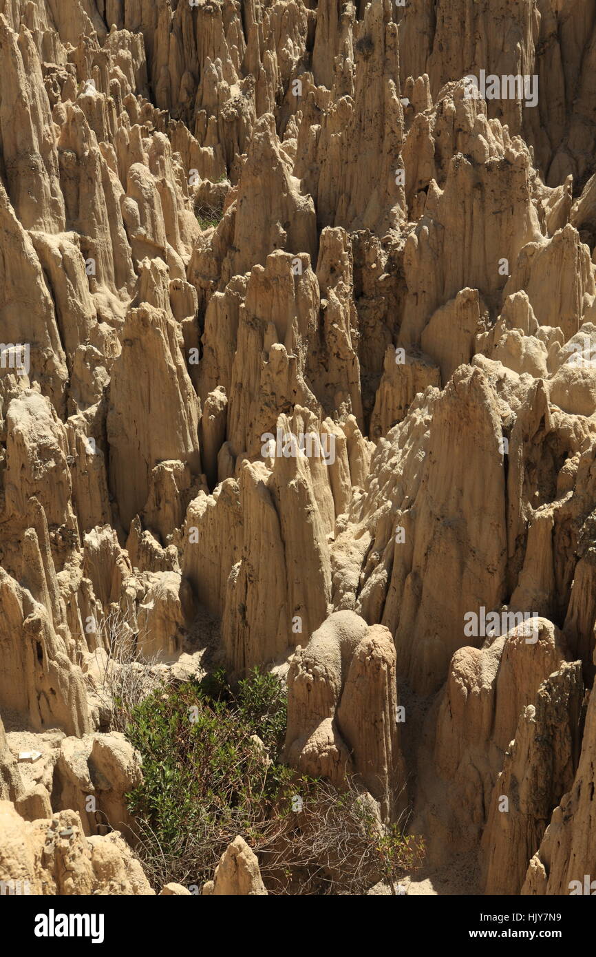 Erosione, sud america, Ande, Bolivia, rock, erosione, sud america, geologia, Foto Stock