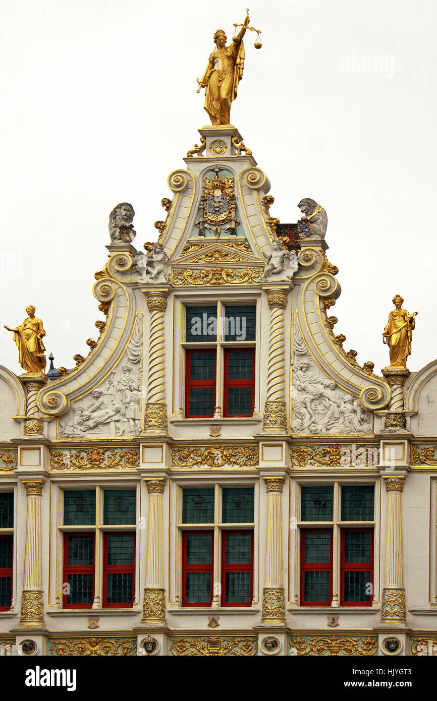 Vecchia impresa in Bruges Foto Stock