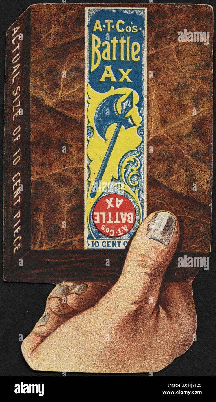 A. T. Co di ascia di guerra - un grande pezzo di ascia plug per 0 centesimi. Foto Stock
