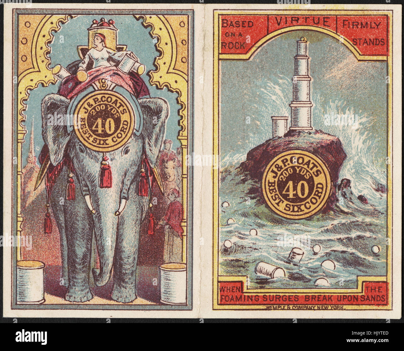 Basato su una roccia, virtù impresa sorge quando picchi di schiumatura si rompono sulle sabbie. J & P. cappotti migliori sei corda 00 yds, 40 Foto Stock