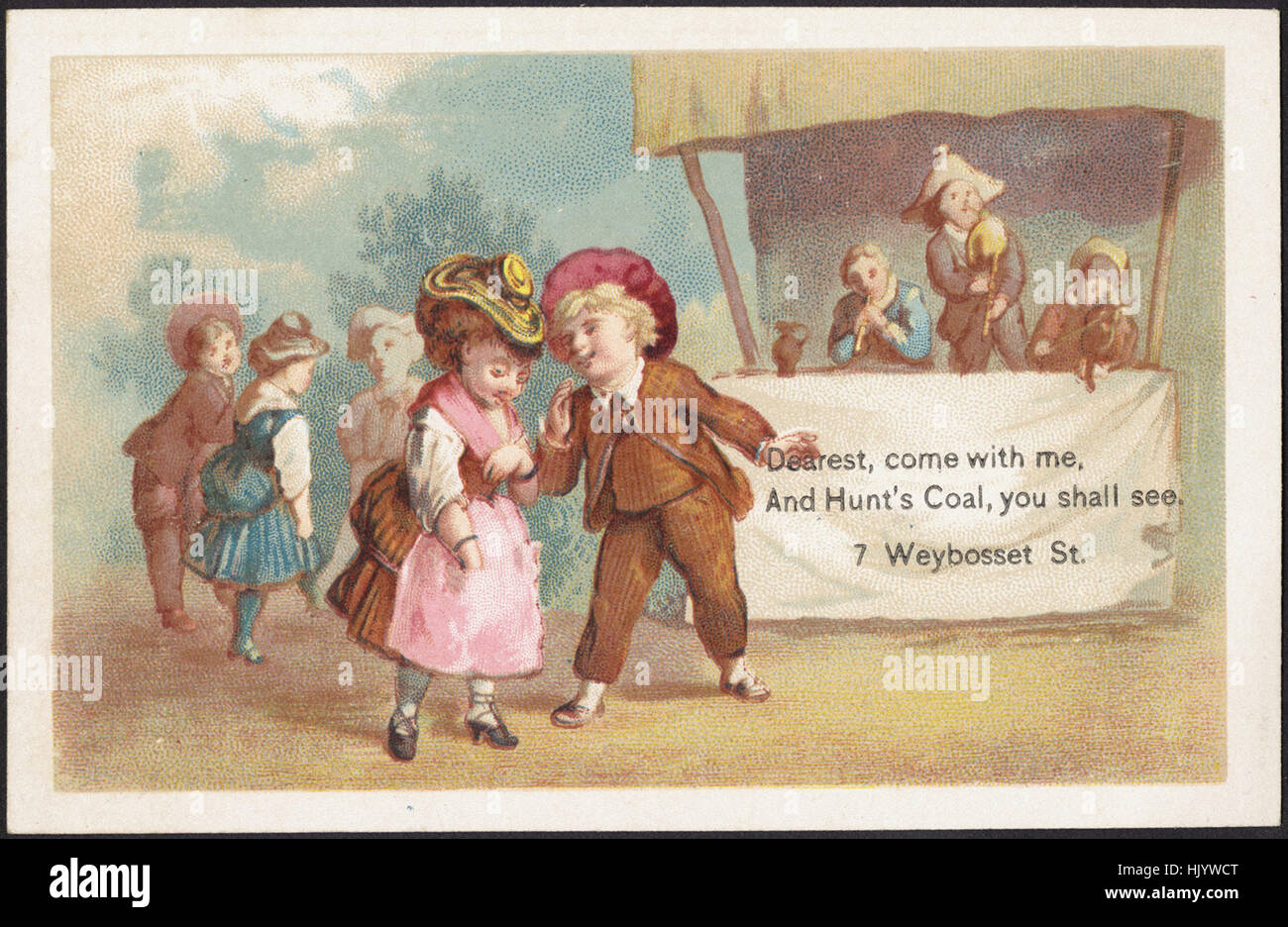 Carissimi, vieni con me e Hunt del carbone, si deve vedere. 7 Weybosset San Foto Stock