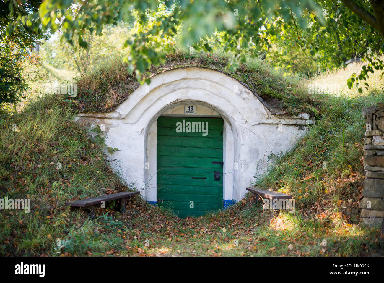 Cantina tradizionale, Plze in Petrov, Moravia Repubblica Ceca, Europa Foto Stock