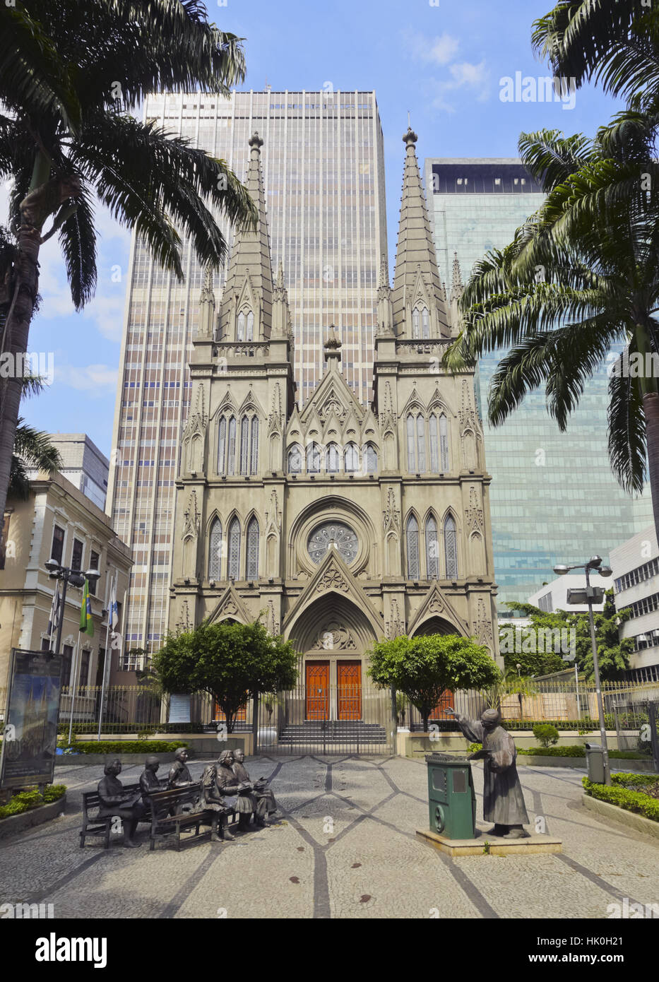 Vista della cattedrale presbiteriana di Rio de Janeiro, Rio de Janeiro, Brasile, Sud America Foto Stock
