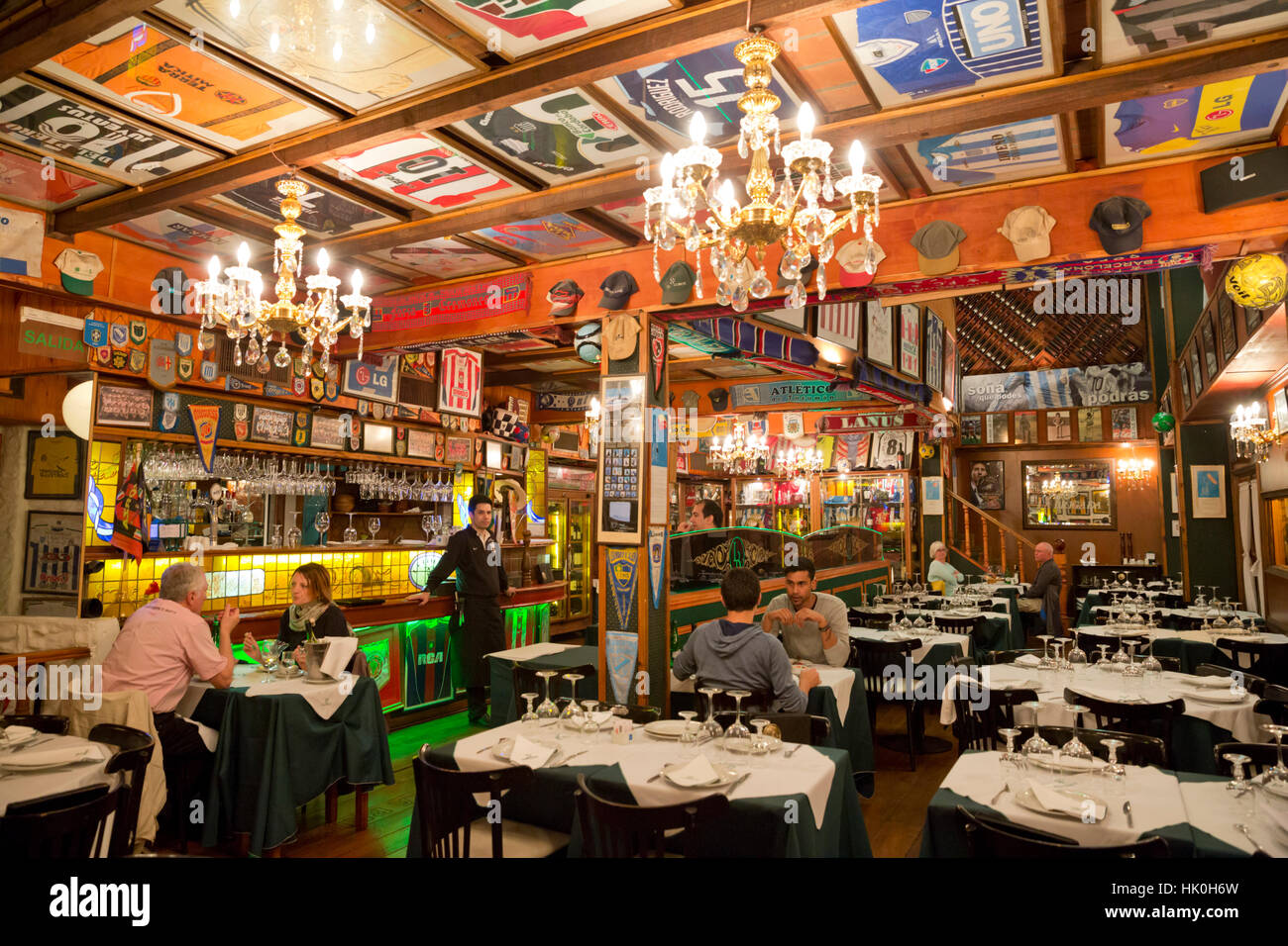 Interior De La Brigada Parrilla Ristorante San Telmo Buenos Aires Argentina Sud America Foto Stock Alamy