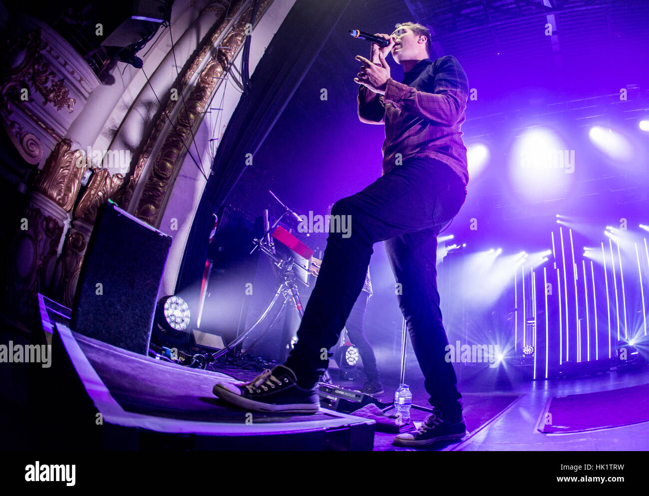 Bournemouth, Regno Unito. 4 febbraio, 2017. Sfatato suona dal vivo in concerto all'O2 Academy Bournemouth Dorset, Inghilterra. Credito: Charlie Raven/Alamy Live News Foto Stock