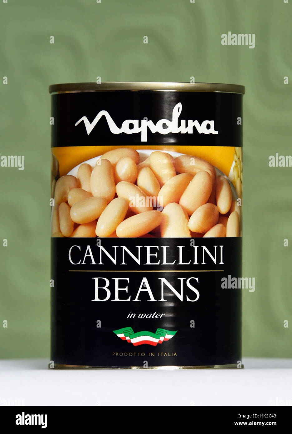 Possibile di Napolina fagioli cannellini in acqua. Foto Stock