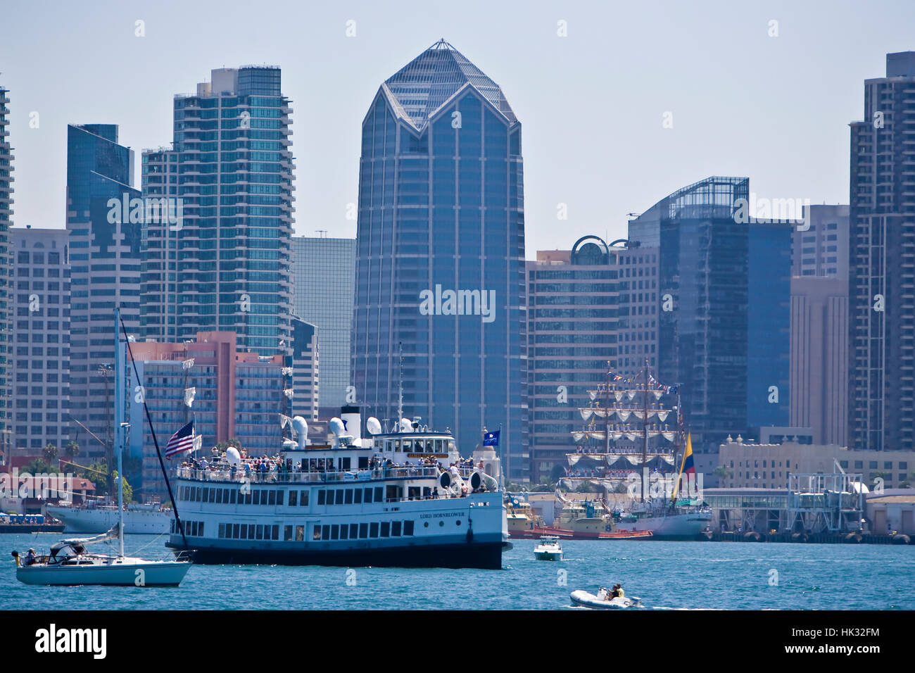 Signore hornblower è una baia di san diego tour in barca. Foto Stock