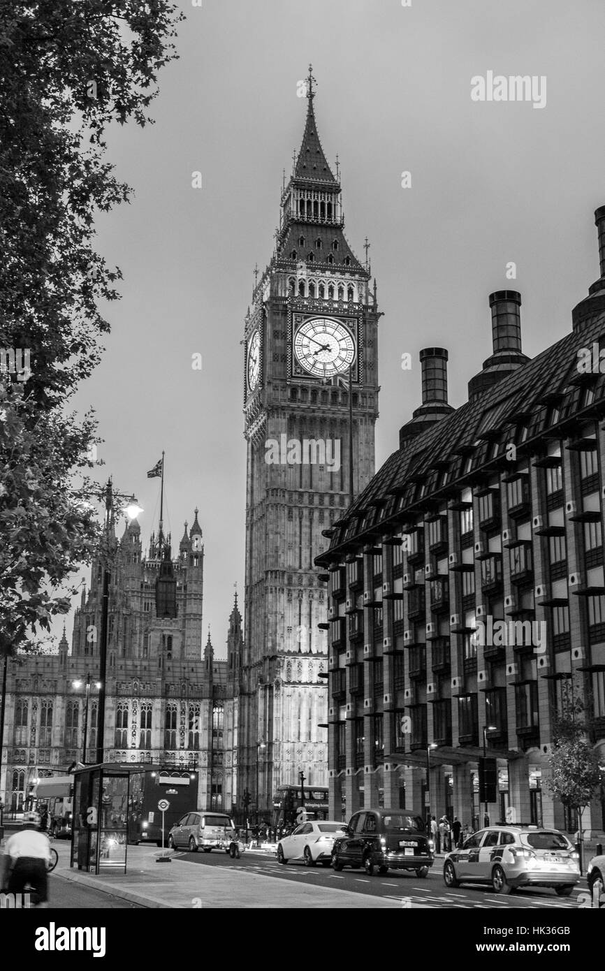 Big Ben di notte Foto Stock