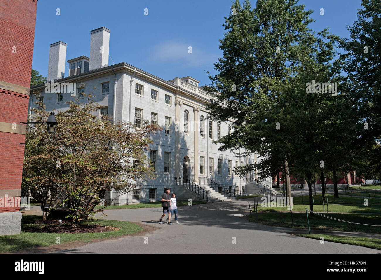 Università Hall, Harvard University, Boston, Cambridge, MA, Stati Uniti. Foto Stock