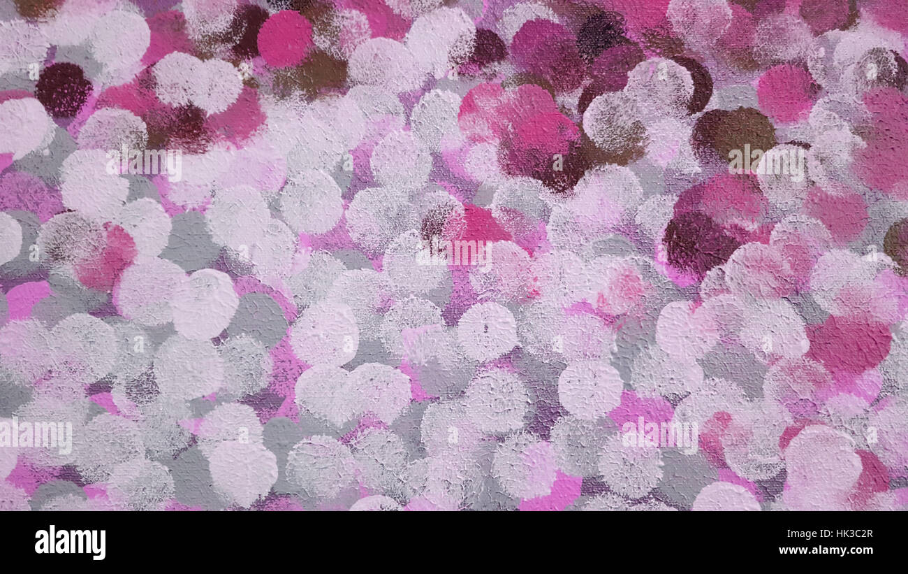 Grigio e rosa abstract dot con texture Foto Stock