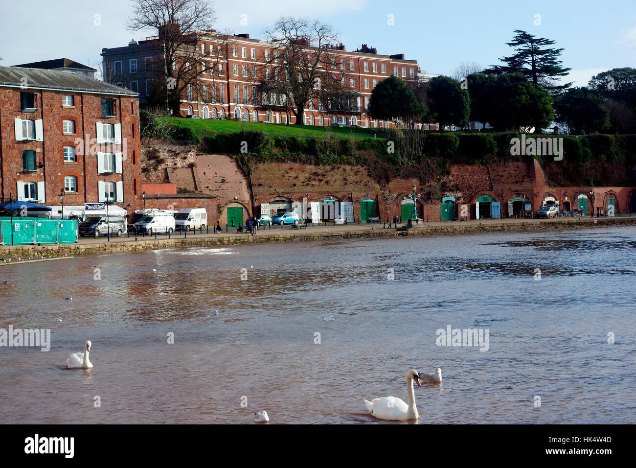 EXETER QUAYS Foto Stock
