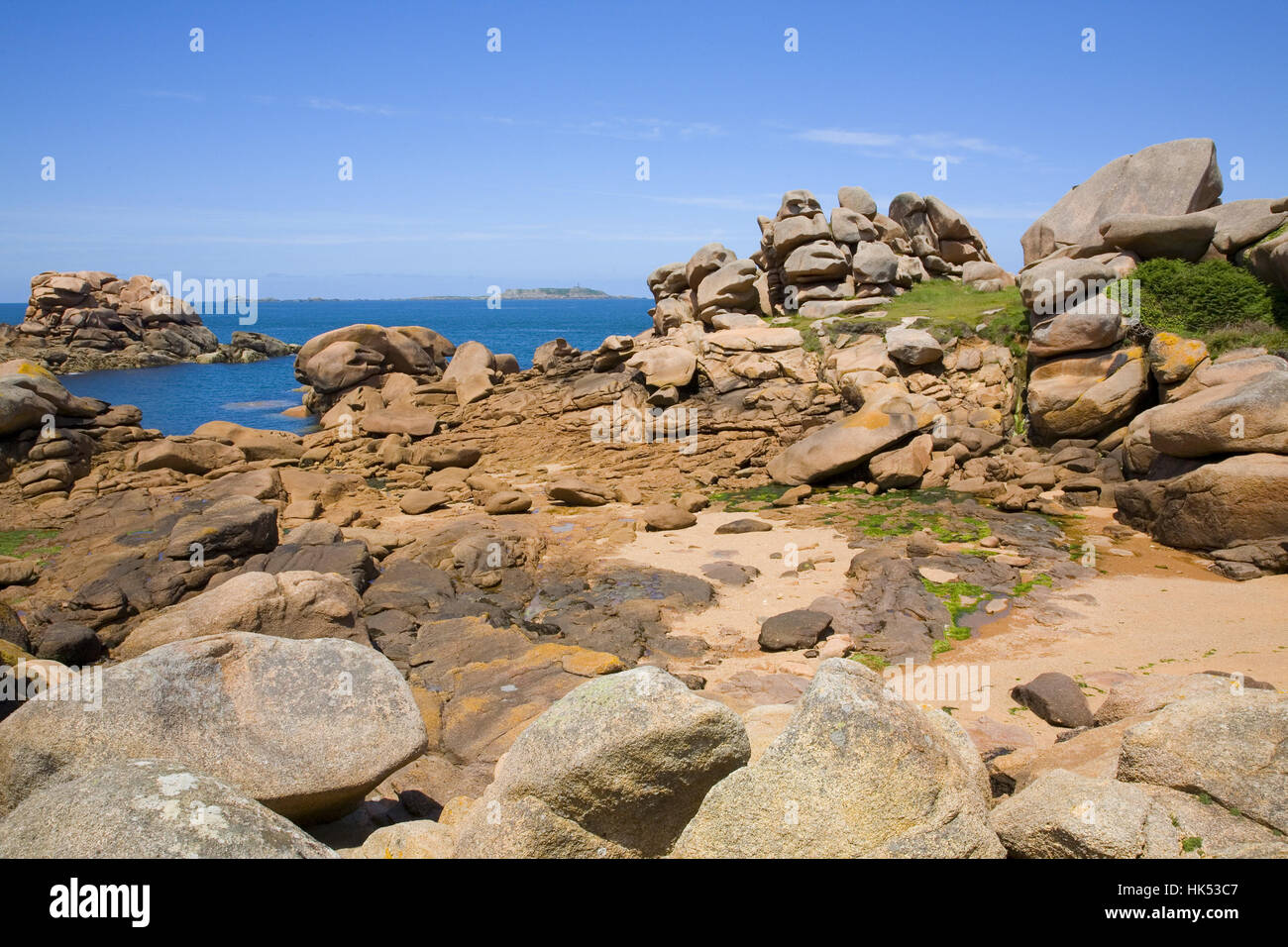 Viaggiare, pietra, roccia, France, costa, Bretagna, paesaggio, paesaggio, paesaggio, Foto Stock