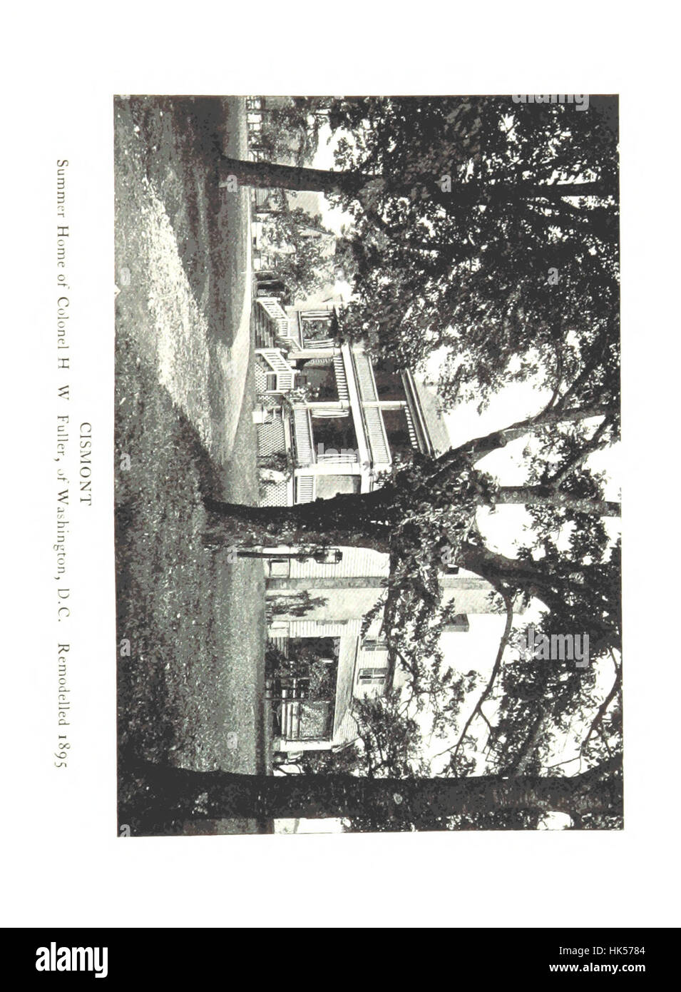 Immagine tratta da "Historic Homes of the Southwest Mountains", che mostra le case e l'architettura nella regione sud-occidentale della Virginia, con illustrazioni e una mappa. Foto Stock