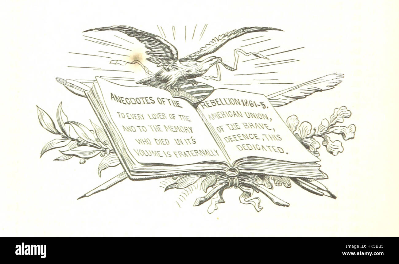 Il Libro pittorico di aneddoti e gli incidenti di guerra della ribellione, civile, militare, navale e nazionale; abbracciando il ... Eventi del grande conflitto negli Stati Uniti ... da ... 1830 per l'assassinio del Presidente Lincoln e la fine della guerra ... Illustrato, etc immagine presa da pagina 18 del 'Picto Foto Stock